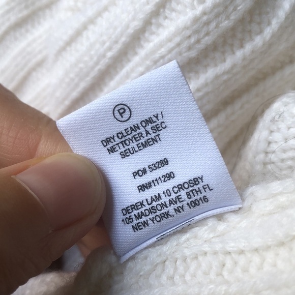 10 Crosby Derek Lam Knit Cold Shoulder Sweater - Picture 15 of 16